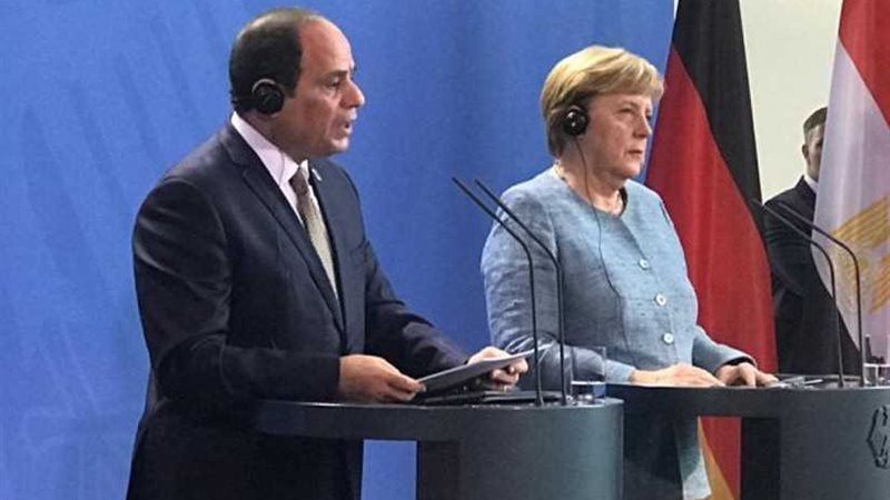 قمة السيسي وميركل