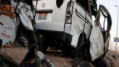 إصابة شخص فى حادث تصادم أعلى كوبرى المحور بدمنهور