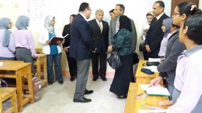 بالصور.. قنصوة وعبد الظاهر يتابعان كليوباترا الإعدادية بنات