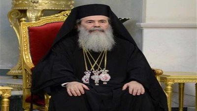ثيوفيلوس الثالث بطريرك القدس يدين العمل الإرهابي بالمنيا