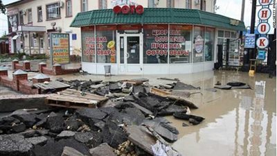 روسيا:ارتفاع عدد المصابين في فيضانات إقليم كراسنودار إلى 724 شخصا