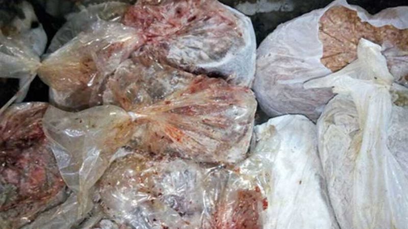 ضبط 7 أطنان لحوم