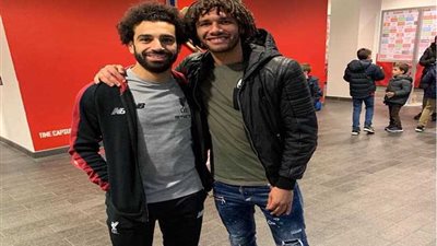 «صلاح» ينشر صورته مع النني بعد تعادل أرسنال وليفربول