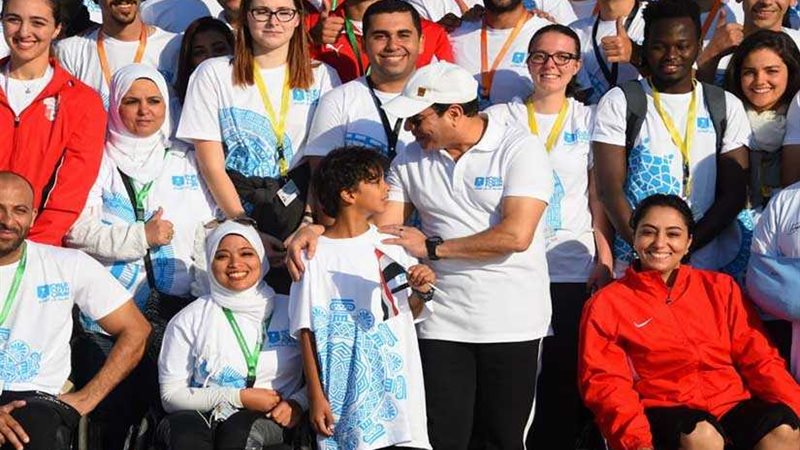 الرئيس يشارك في ماراثون