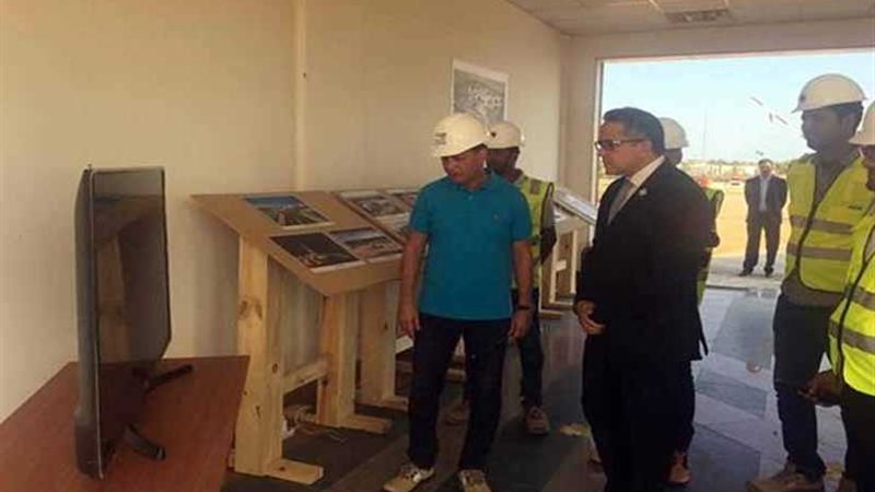 وزير الآثار يتفقد