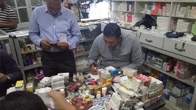 تشميع مخزن أدوية بالحسينية