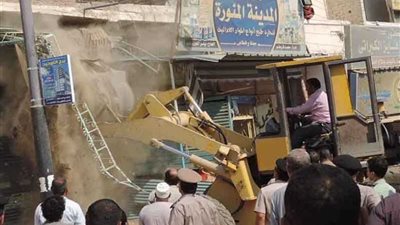 حمله لإزاله الإشغالات والتعديات بحوش عيسى