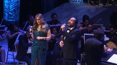 الحجار يتألق مع الشاروني بليالي مهرجان الموسيقى العربية