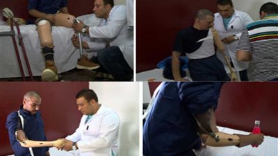 أطراف صناعية للسجناء ذوي الاحتياجات الخاصة ببرج العرب