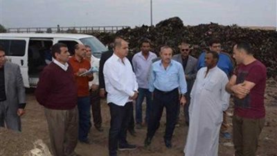 محافظ الغربية يتفقد مدفن القمامة ومحطة معالجة الصرف في طنطا