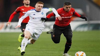 دينامو كييف الأوكراني يفوز على رين الفرنسي 3-1 في الدوري الأوروبي