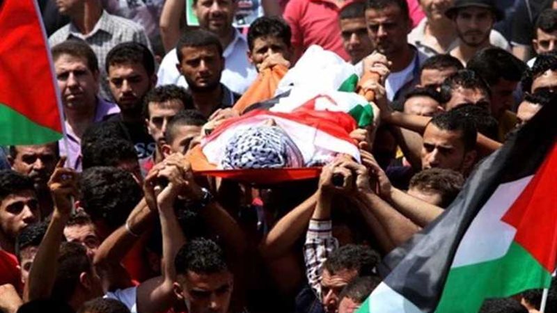 استشهاد شاب فلسطيني