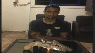 سقوط عاطل وبحوزته سلاح ناري بشبين القناطر