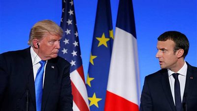 ماكرون: لا خلافات مع ترامب ونعمل معا بشكل جيد جدا
