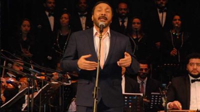 على الحجار يختتم فعاليات مهرجان الموسيقى العربية بأغنية 