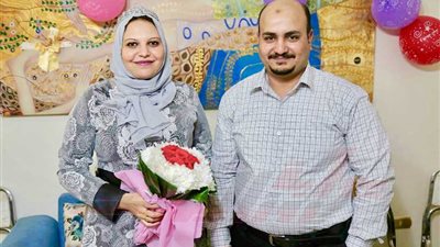 تهنئة بخطوبة الزميلين 