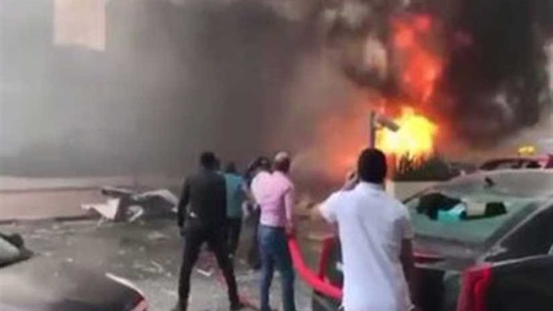 إخماد حريق داخل شونة