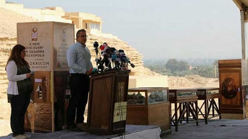 كشف سقارة‎ يتصدر