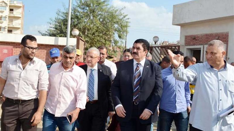 محافظ القليوبية يتفقد