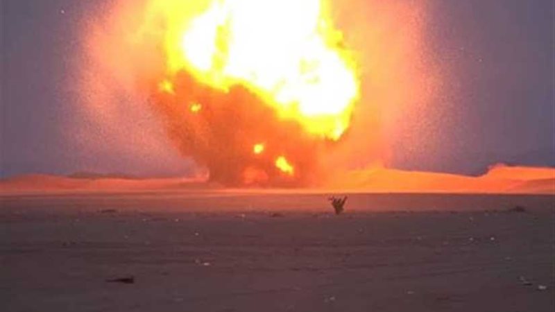 الجيش اليمني : تفجير