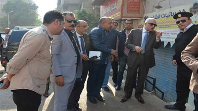 محافظ الجيزة يقود حملة رفع الإشغالات بشارع زغلول