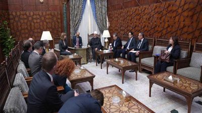 شيخ الأزهر يستقبل وفد برلماني ألماني