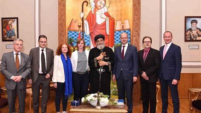 البابا تواضروس الثاني يستقبل رئيسة لجنة حقوق الإنسان والمساعدات بالبرلمان الألماني