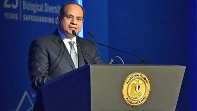 مشاركة الرئيس السيسي في افتتاح فعاليات المؤتمر العالمي للتنوع البيولوجي بشرم الشيخ