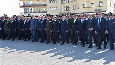 الرئيس السيسي يتقدم جنازة الشهيد ساطع النعماني