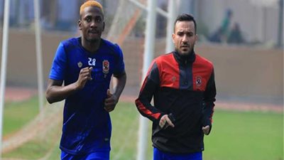 تدريبات منفردة لمعلول وأجايي في الأهلي