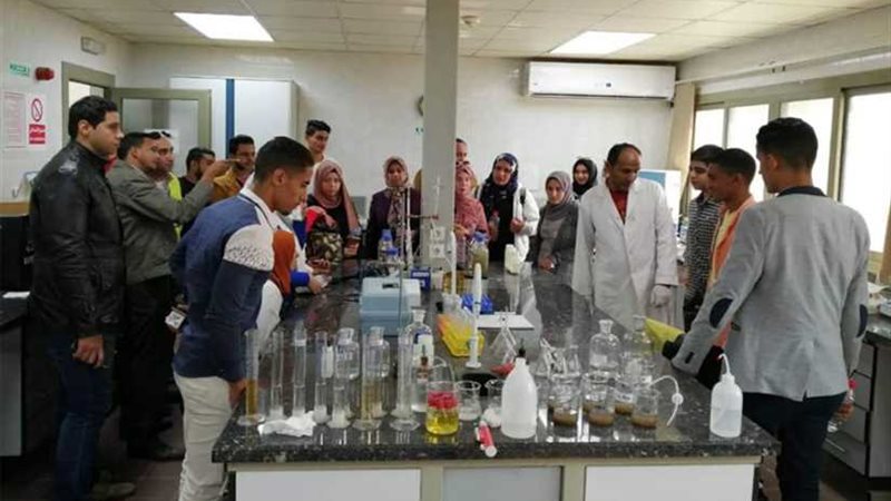 طلاب طنطا في زيارة