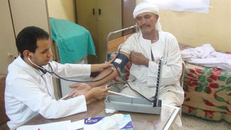 فحص 1075 مريضا مجانا