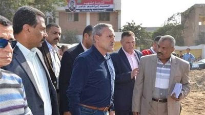 محافظ الإسماعيلية يتفقد إنشاءات مدرسة فاطمة الزهراء بأبو خليفة