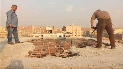 إزالة 11 برجًا مخالف بالهرم وبولاق الدكرور والعمرانية وجنوب الجيزة