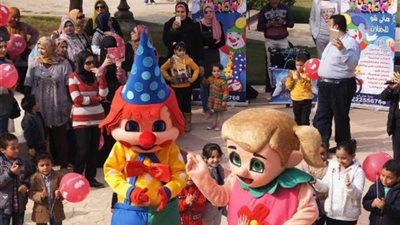 احتفال حضانة مكتبة دمنهور باليوم الطفولة العالمي 