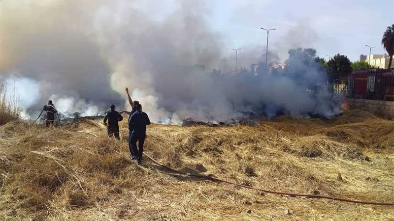 السيطرة على حريق