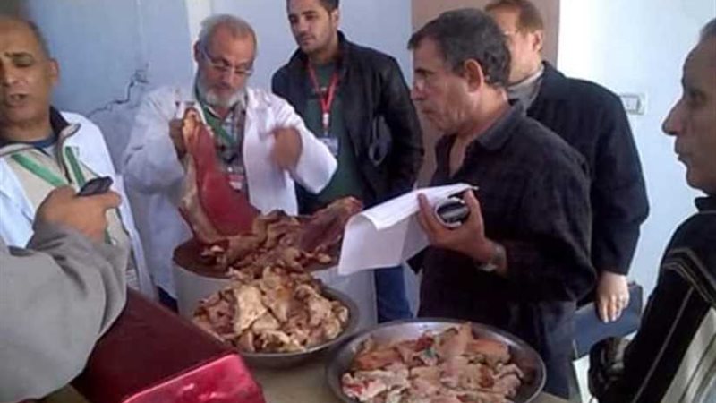 إعدام أغذية فاسدة