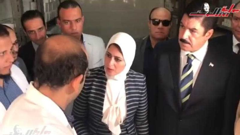 وزيرة الصحة ومحافظ