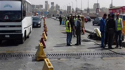 الجيزة.. غدا بدء صيانة الفواصل العرضية والأسوار المعدنية بكوبرى 6 أكتوبر