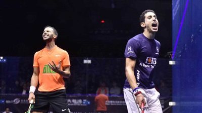 محمد الشوربجى وطارق مؤمن يتأهلان للدور قبل النهائى لبطولة هونج كونج للاسكواش