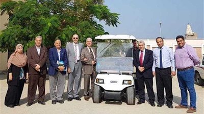 تصنيع أول سيارة كهربائية بكلية الهندسة جامعة طنطا