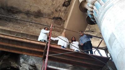 وزير الآثار يتفقد ترميم وتطوير معبد الإيبيت بمعبد الكرنك بالأقصر