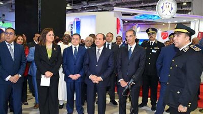 الرئيس في افتتاح فعاليات معرض القاهرة الدولي للاتصالات