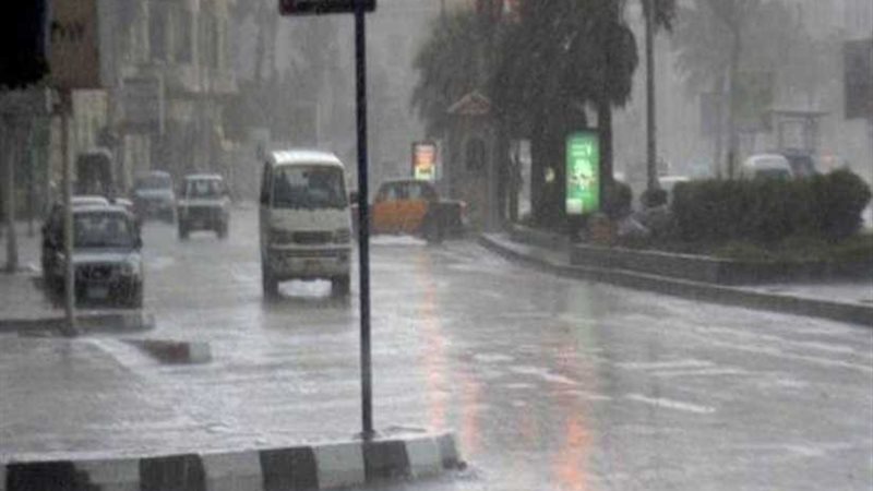 أمطار شديدة على محافظة