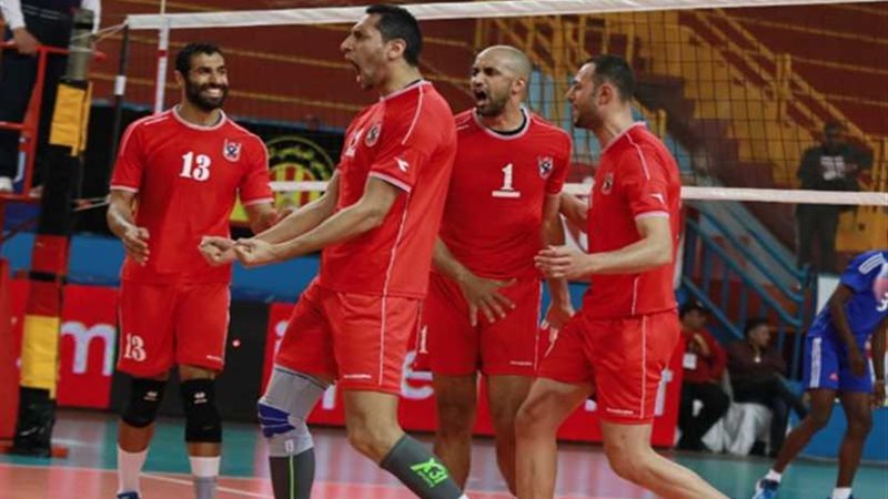 رجال طائرة الأهلي