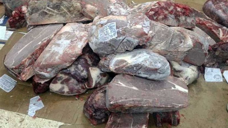 ضبط 25 كيلو كبدة
