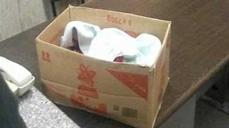 العثور على طفلة حديثة