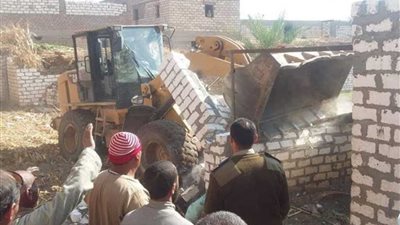 المنيا تزيل 1265 حالة تعدى على 6105 أفدنة للأراضي الزراعية الخاصة