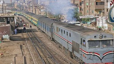 بتر قدم عامل أثناء عبوره شريط السكة الحديد بالمنصورة