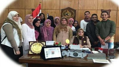 تكريم الفائزين بمسابقات اللجنة الثقافية بجامعة دمنهور